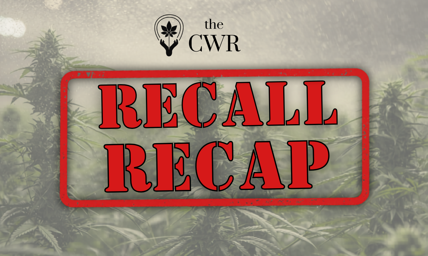 CWR Weekly Recall Recap: April 7-13, 2026